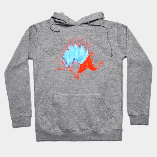 Pogo Stegosaurus Hoodie by CoolCharacters